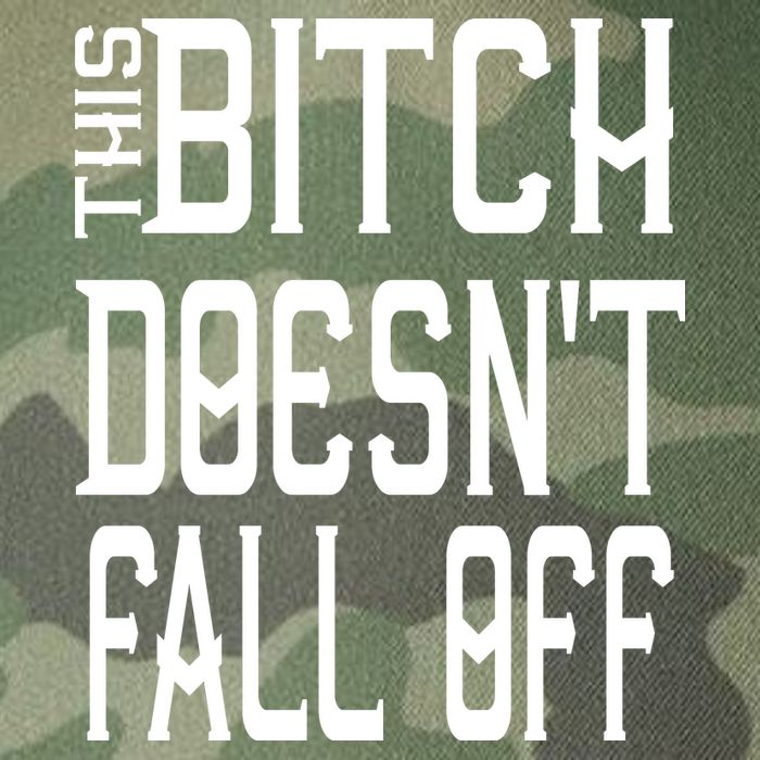 Funny THIS BITCH DOESN'T FALL OFF Legacy Tie Dye Trucker Hat