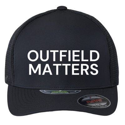 Funny Travel Baseball Outfield Matters Outfielders Flexfit Unipanel Trucker Cap