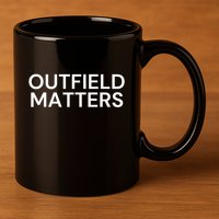Funny Travel Baseball Outfield Matters Outfielders 11oz C Handle Ceramic Mug