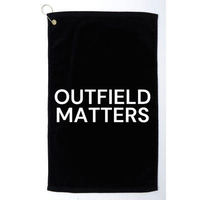 Funny Travel Baseball Outfield Matters Outfielders Golf Towel