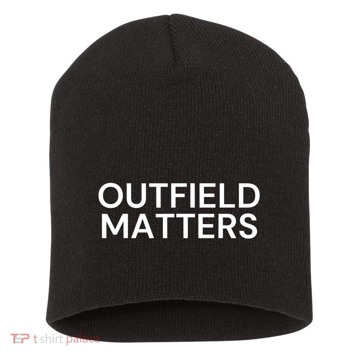 Funny Travel Baseball Outfield Matters Outfielders Short Acrylic Beanie