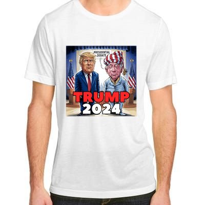 Funny Trump Biden Presidential Election Debate 2024 Adult ChromaSoft Performance T-Shirt