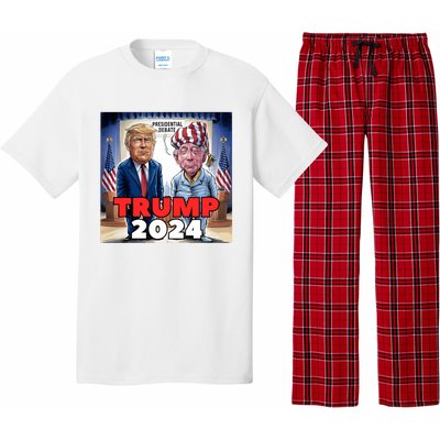 Funny Trump Biden Presidential Election Debate 2024 Pajama Set