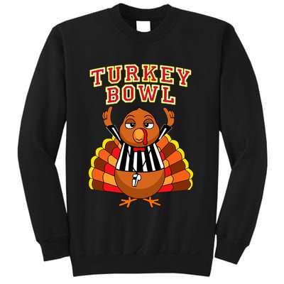 Football Turkey Bowl Annual Family Thanksgiving Game Referee Sweatshirt