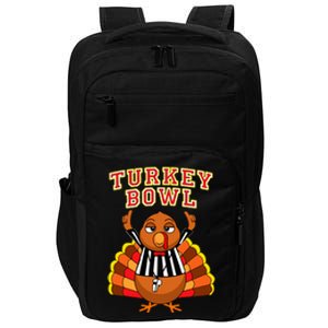 Football Turkey Bowl Annual Family Thanksgiving Game Referee Impact Tech Backpack