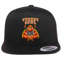 Football Turkey Bowl Annual Family Thanksgiving Game Referee Flatbill Hat