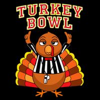 Football Turkey Bowl Annual Family Thanksgiving Game Referee Flatbill Hat