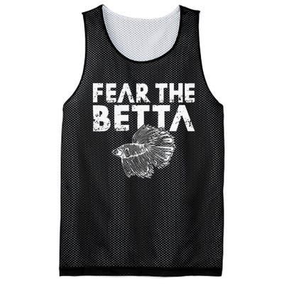 Fear The Betta Fish Mesh Reversible Basketball Jersey Tank