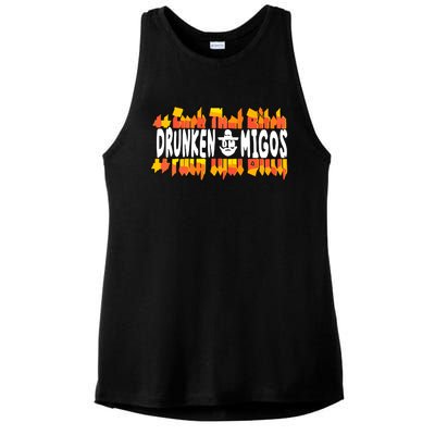 Fuck The Bitch Drunken M.I.G.O.S Ladies PosiCharge Tri-Blend Wicking Tank