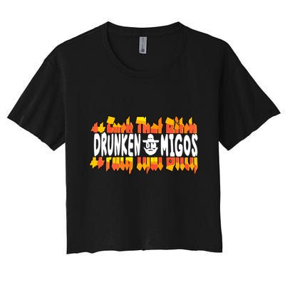 Fuck The Bitch Drunken M.I.G.O.S Crop Top