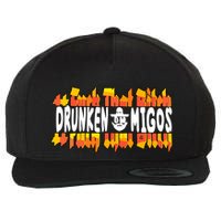 Fuck The Bitch Drunken M.I.G.O.S Wool Snapback Cap