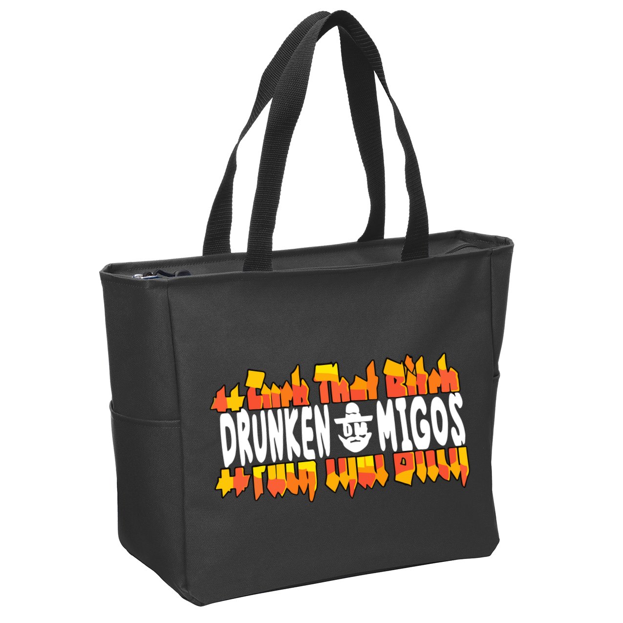 Fuck The Bitch Drunken M.I.G.O.S Zip Tote Bag