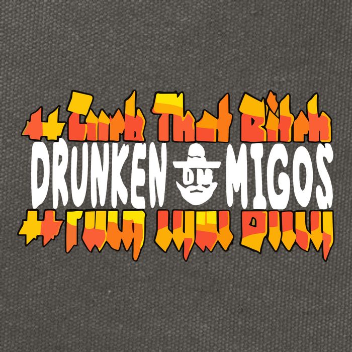 Fuck The Bitch Drunken M.I.G.O.S Cotton Canvas Backpack