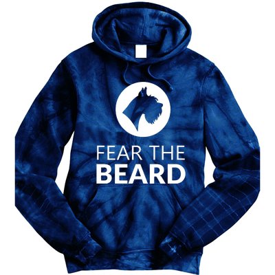 Fear The Beard Funny Schnauzer Lover T Gift Tie Dye Hoodie