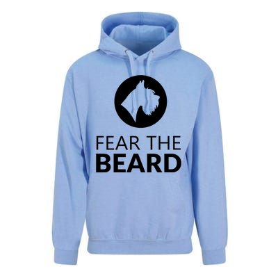 Fear The Beard Funny Schnauzer Lover T Gift Unisex Surf Hoodie