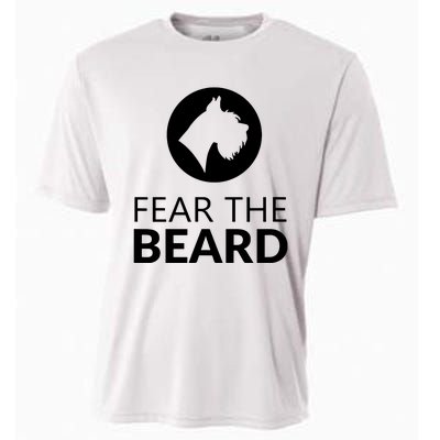 Fear The Beard Funny Schnauzer Lover T Gift Cooling Performance Crew T-Shirt