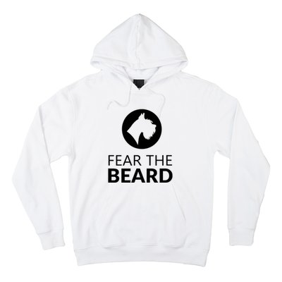 Fear The Beard Funny Schnauzer Lover T Gift Hoodie