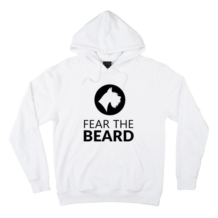 Fear The Beard Funny Schnauzer Lover T Gift Hoodie