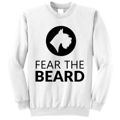 Fear The Beard Funny Schnauzer Lover T Gift Sweatshirt