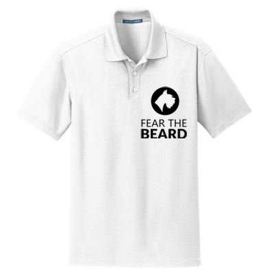 Fear The Beard Funny Schnauzer Lover T Gift Dry Zone Grid Polo