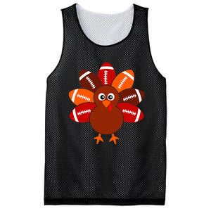 Football Turkey Balls Thanksgiving Mesh Reversible Basketball Jersey Tank