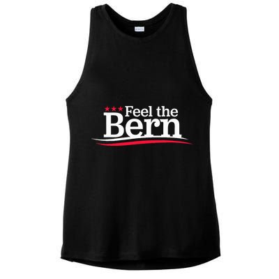 Feel The Bern Campaign Sign Not Me Us Meme Bernie Bro Ladies PosiCharge Tri-Blend Wicking Tank