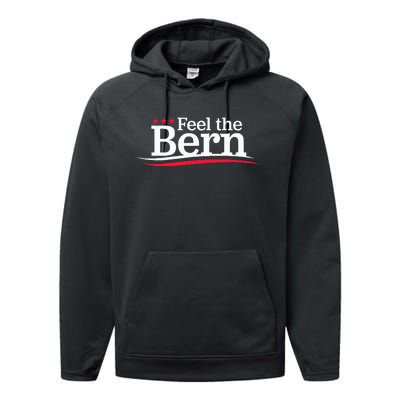 Feel The Bern Campaign Sign Not Me Us Meme Bernie Bro Performance Fleece Hoodie