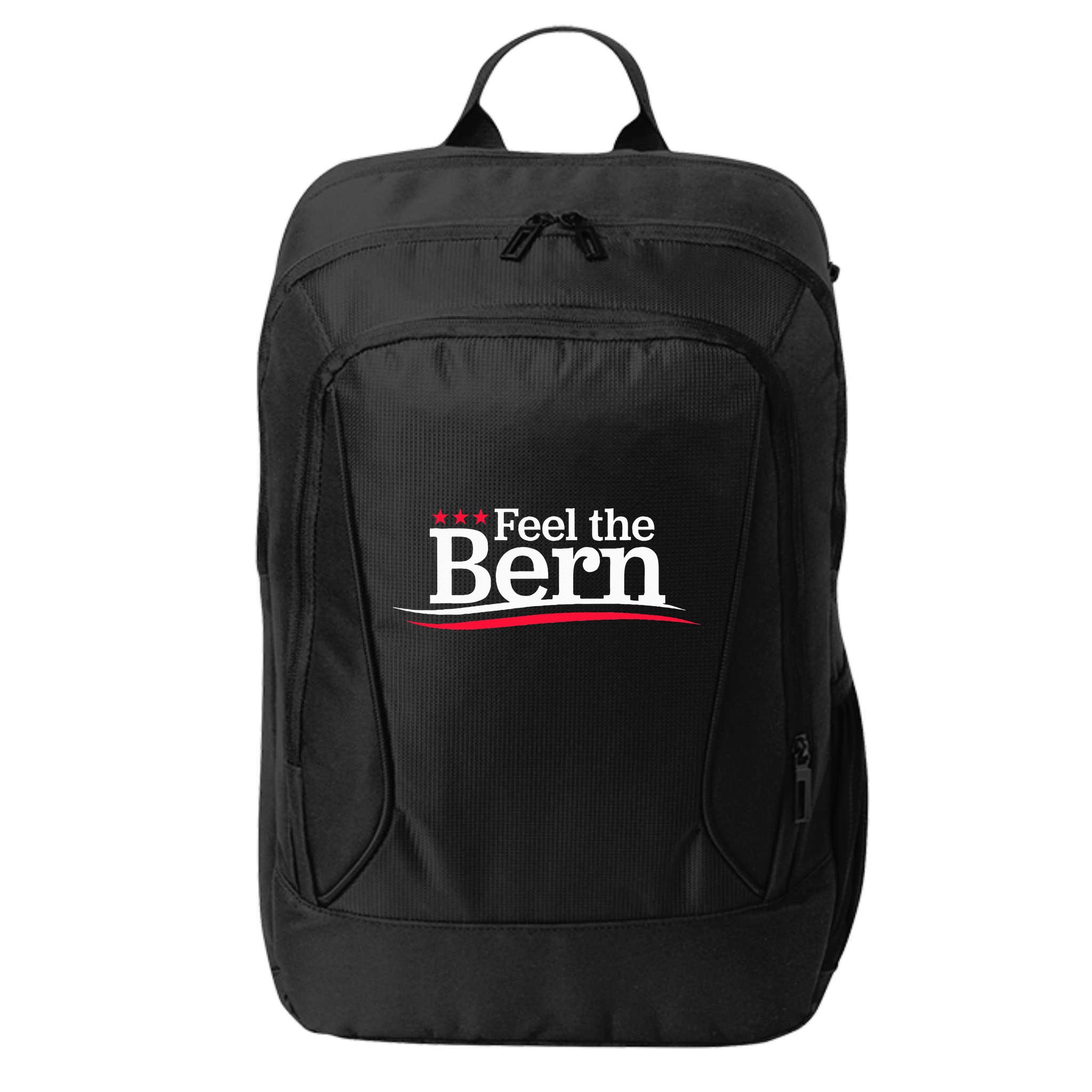 Feel The Bern Campaign Sign Not Me Us Meme Bernie Bro City Backpack