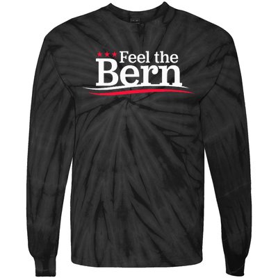 Feel The Bern Campaign Sign Not Me Us Meme Bernie Bro Tie-Dye Long Sleeve Shirt