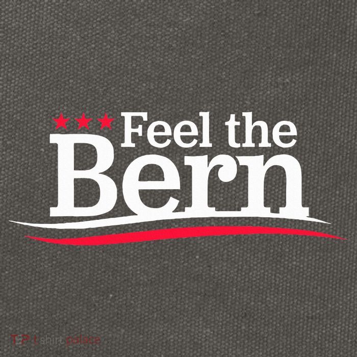 Feel The Bern Campaign Sign Not Me Us Meme Bernie Bro Cotton Canvas Backpack