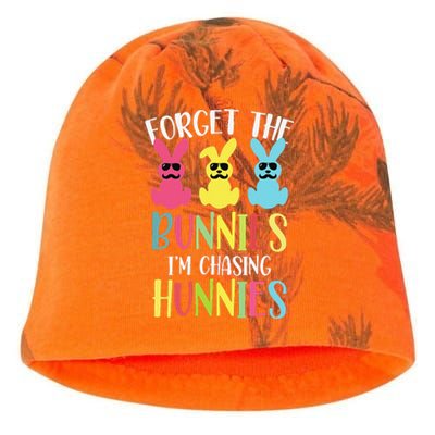 Forget The Bunnies I’m Chasing Hunnies Easter Bunny Kati - Camo Knit Beanie