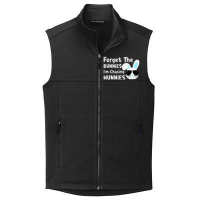 Forget The Bunnies Im Chasing Hunnies Easter Bunnies Collective Smooth Fleece Vest