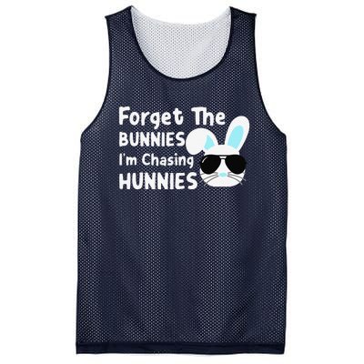 Forget The Bunnies Im Chasing Hunnies Easter Bunnies Mesh Reversible Basketball Jersey Tank