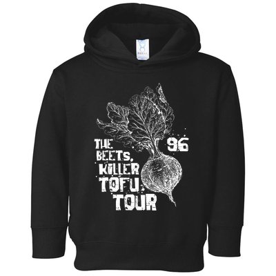 Funny The Beets Killer Tofu Tour Vintage Vegan Animal Rights Toddler Hoodie