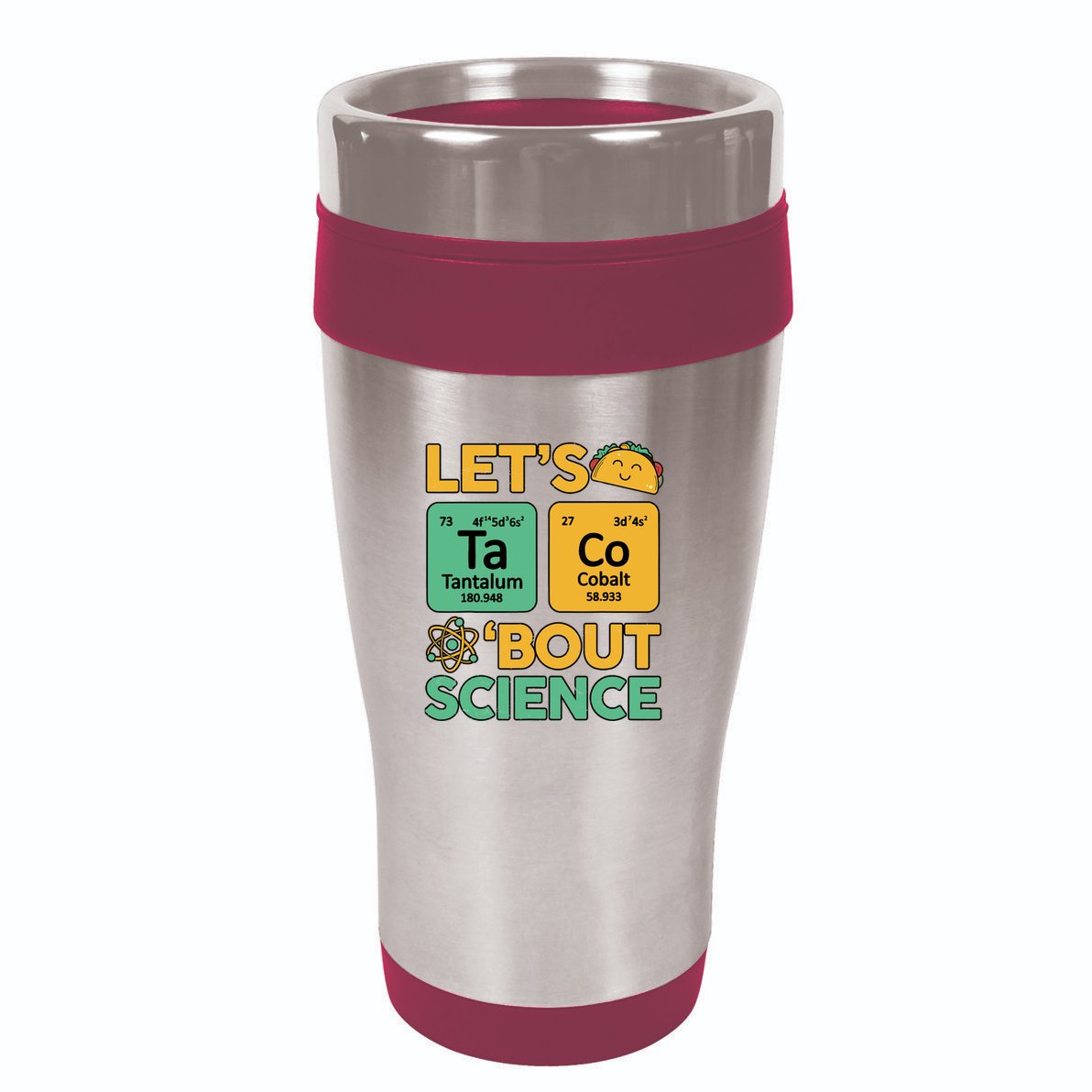 Funny Taco Bout Scienceshirt Tuesday Chemistry Stem Teacher 16oz Travel Tumbler