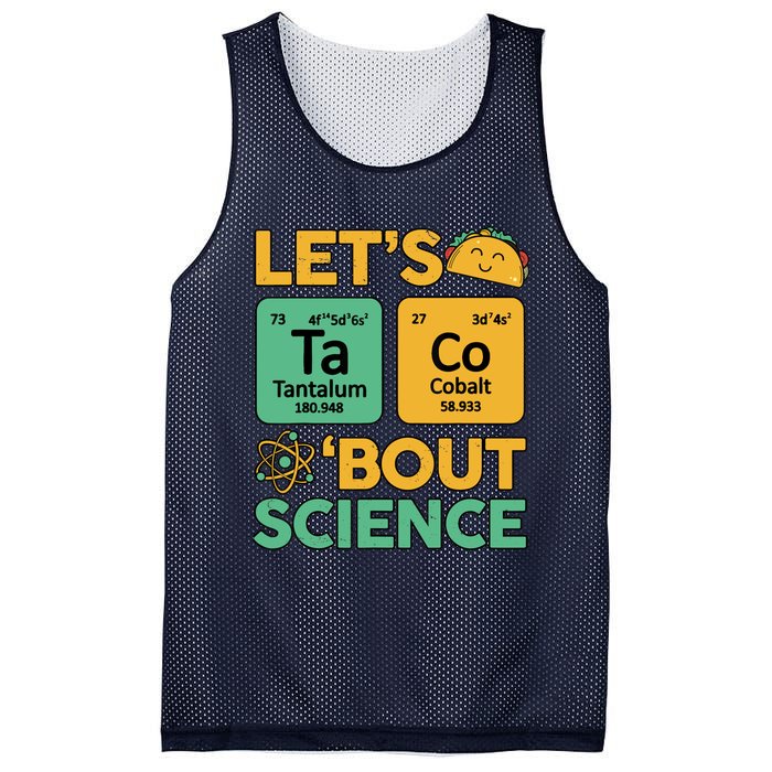 Funny Taco Bout Scienceshirt Tuesday Chemistry Stem Teacher Mesh Reversible Basketball Jersey Tank