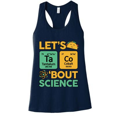 Funny Taco Bout Scienceshirt Tuesday Chemistry Stem Teacher Womens Tank Top