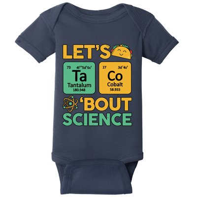 Funny Taco Bout Scienceshirt Tuesday Chemistry Stem Teacher Baby Bodysuit