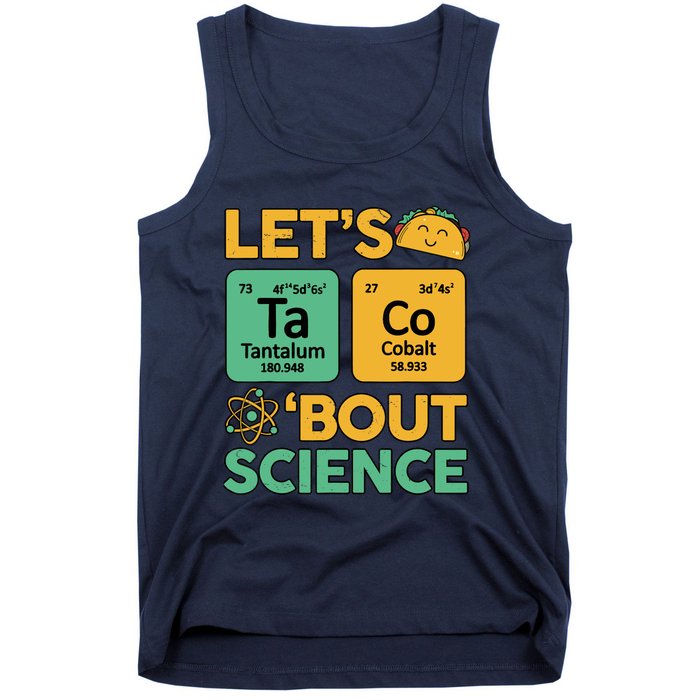 Funny Taco Bout Scienceshirt Tuesday Chemistry Stem Teacher Tank Top