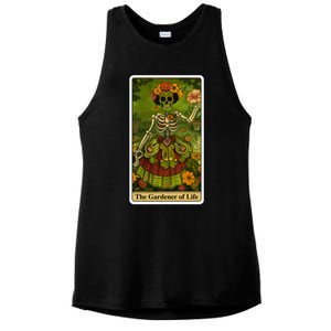 Funny Tarot Card The Gardener Of Life Psychic Fortune Teller Gift Ladies PosiCharge Tri-Blend Wicking Tank