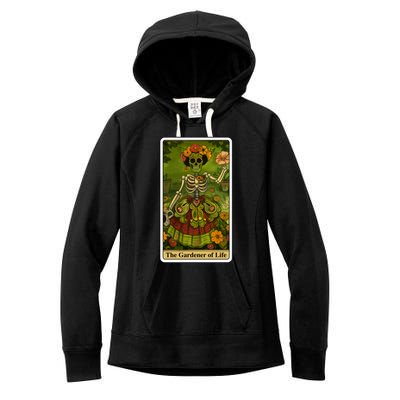 Funny Tarot Card The Gardener Of Life Psychic Fortune Teller Gift Women's Fleece Hoodie