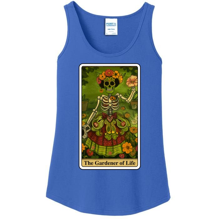 Funny Tarot Card The Gardener Of Life Psychic Fortune Teller Gift Ladies Essential Tank