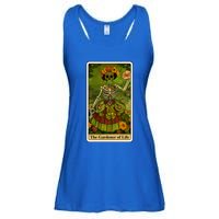 Funny Tarot Card The Gardener Of Life Psychic Fortune Teller Gift Ladies Essential Flowy Tank