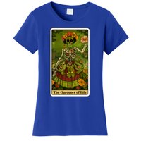 Funny Tarot Card The Gardener Of Life Psychic Fortune Teller Gift Women's T-Shirt