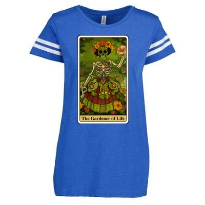 Funny Tarot Card The Gardener Of Life Psychic Fortune Teller Gift Enza Ladies Jersey Football T-Shirt