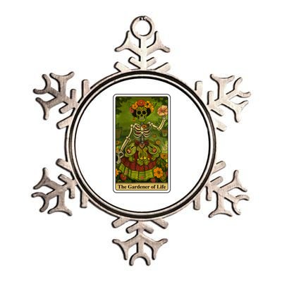 Funny Tarot Card The Gardener Of Life Psychic Fortune Teller Gift Metallic Star Ornament