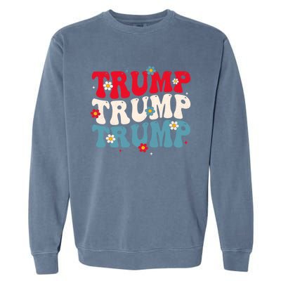 Funny Trump Cute Gift Garment-Dyed Sweatshirt