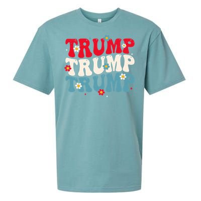 Funny Trump Cute Gift Sueded Cloud Jersey T-Shirt