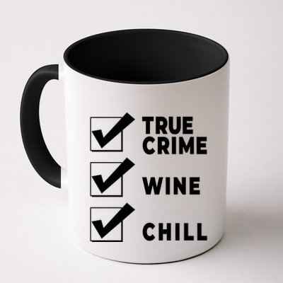 Funny True Crime Checklist Gift Design For Lovers Junkies Meaningful Gift Mug