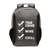 Funny True Crime Checklist Gift Design For Lovers Junkies Meaningful Gift Vector Backpack